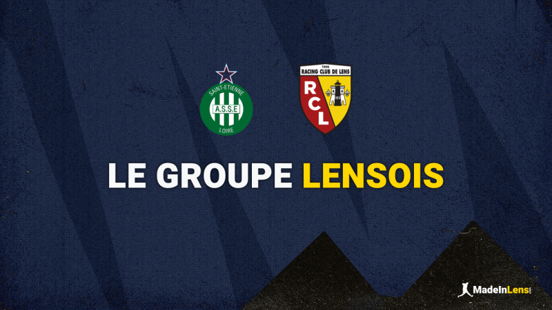 Saint-Etienne -  Lens :  groupe lensois