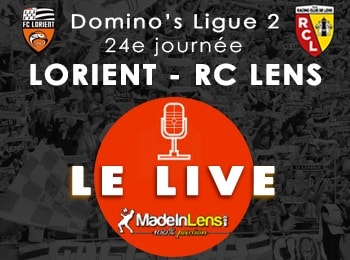 MadeInLens - FC Lorient - RC Lens : le live MadeInLens (match nul - 1-1)